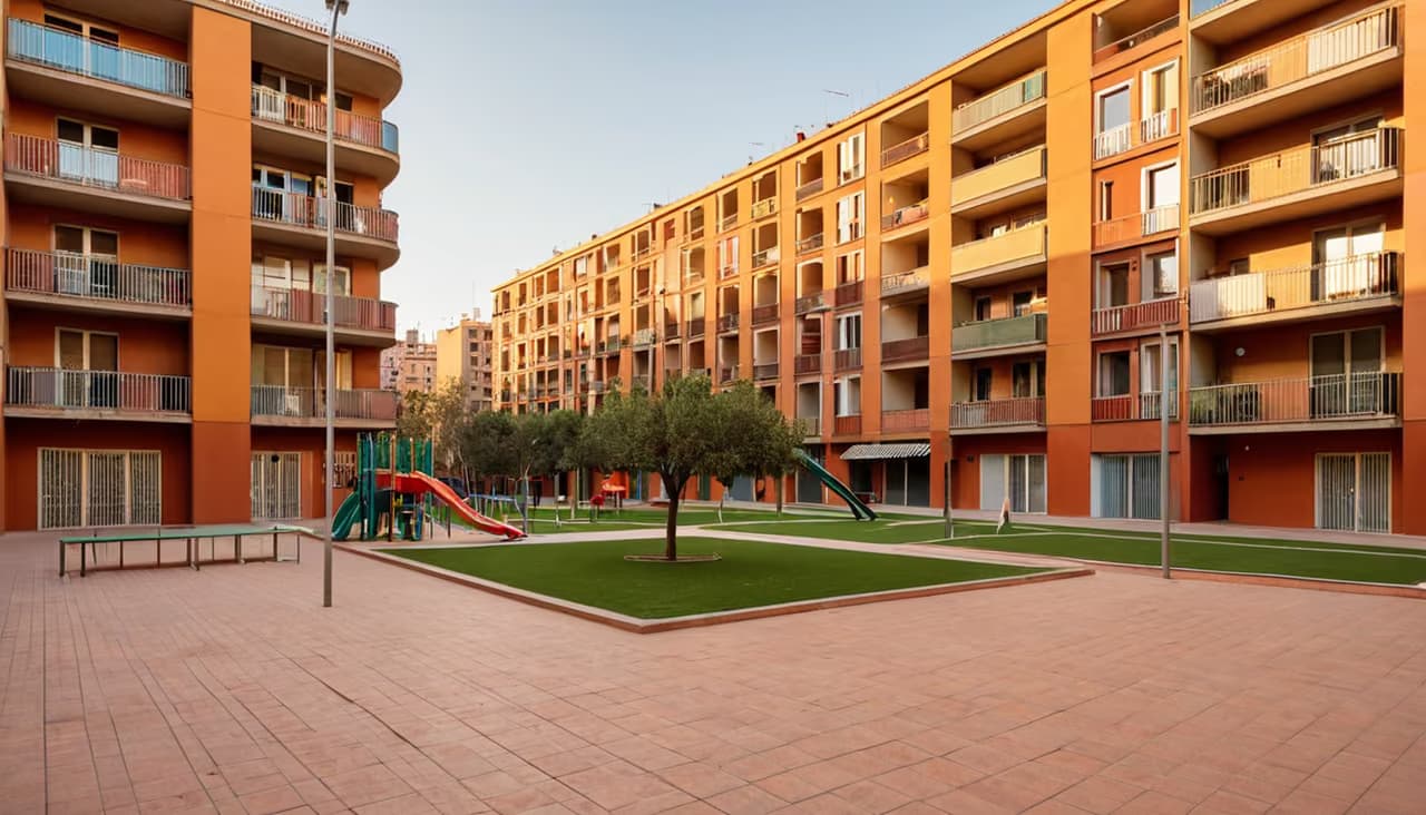 Barrio de Nou Barris en Barcelona