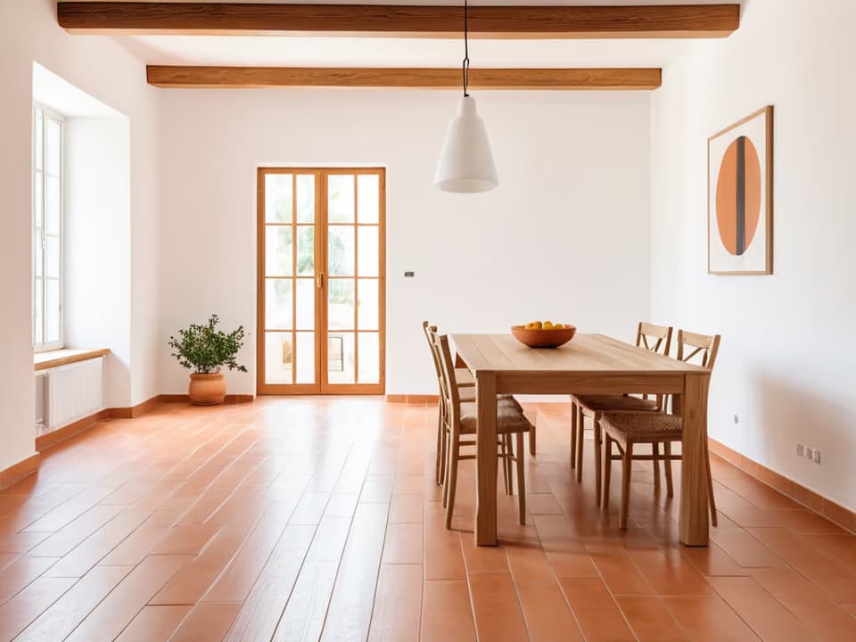 Salón comedor tras una reforma integral en Barcelona